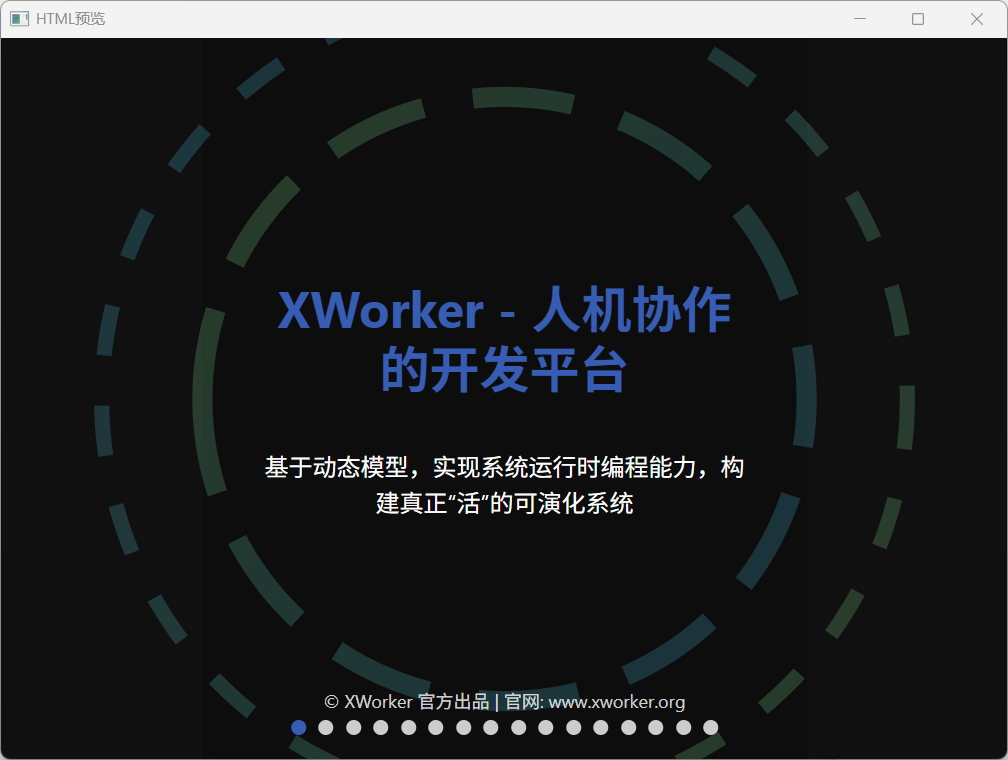 Preview generated web page PPT