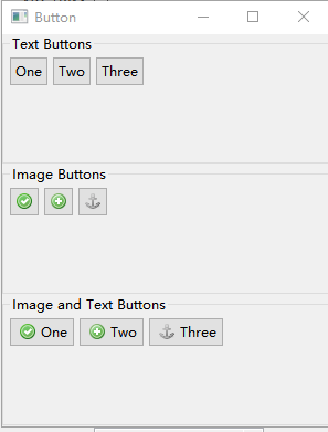 SWT Button