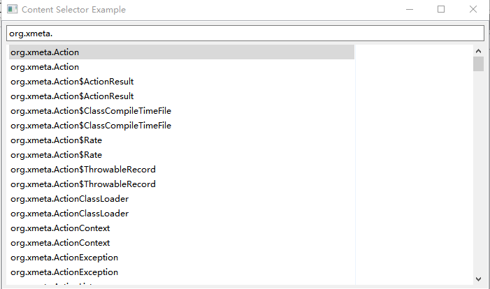 contentselector
